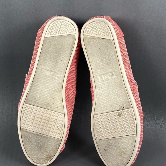 Toms Alpargata Recycled Women's Peach Pink Slip On Shoes size 8.5 - Picture 8 of 8